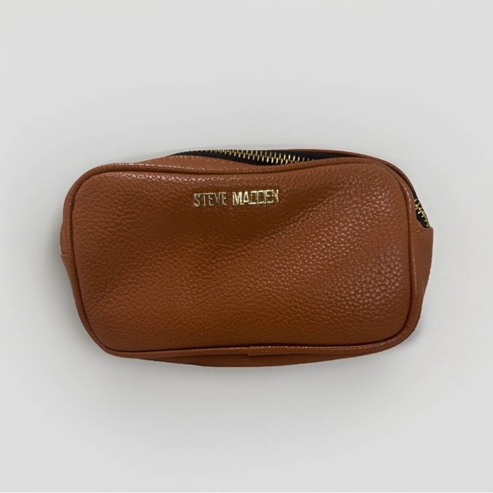 Steve Madden Brown Leather Belt Bag
